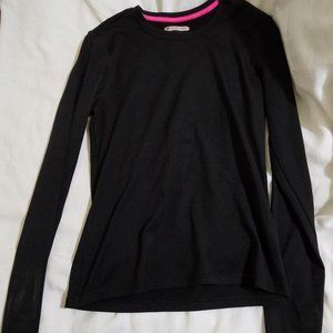 Forever 21 Black Long Sleeve Activewear Shirt